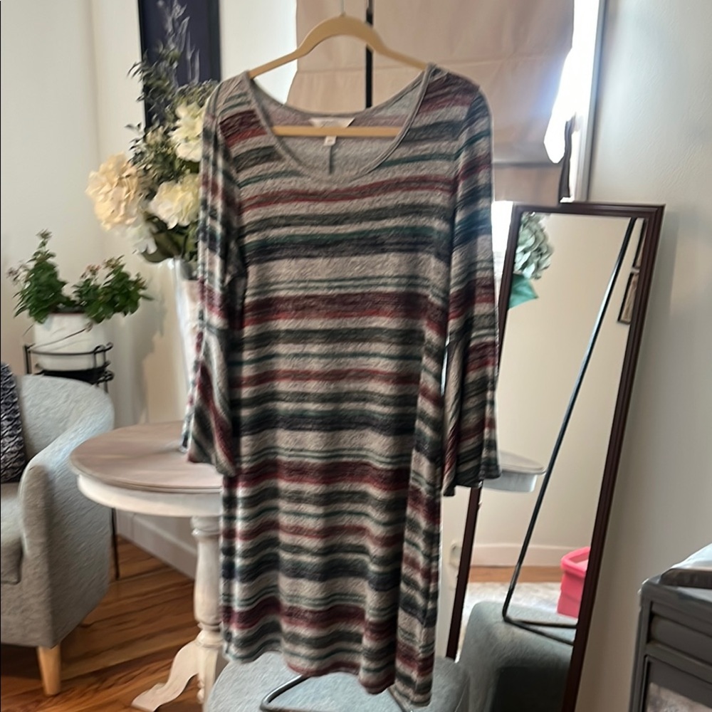Striped Multicolor Dress
